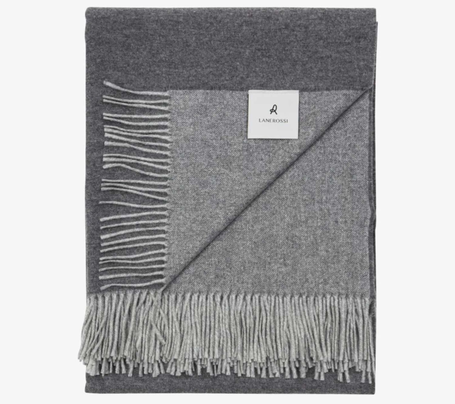 Lanerossi Ulisse Throw in Pure Wool Throw Antracite