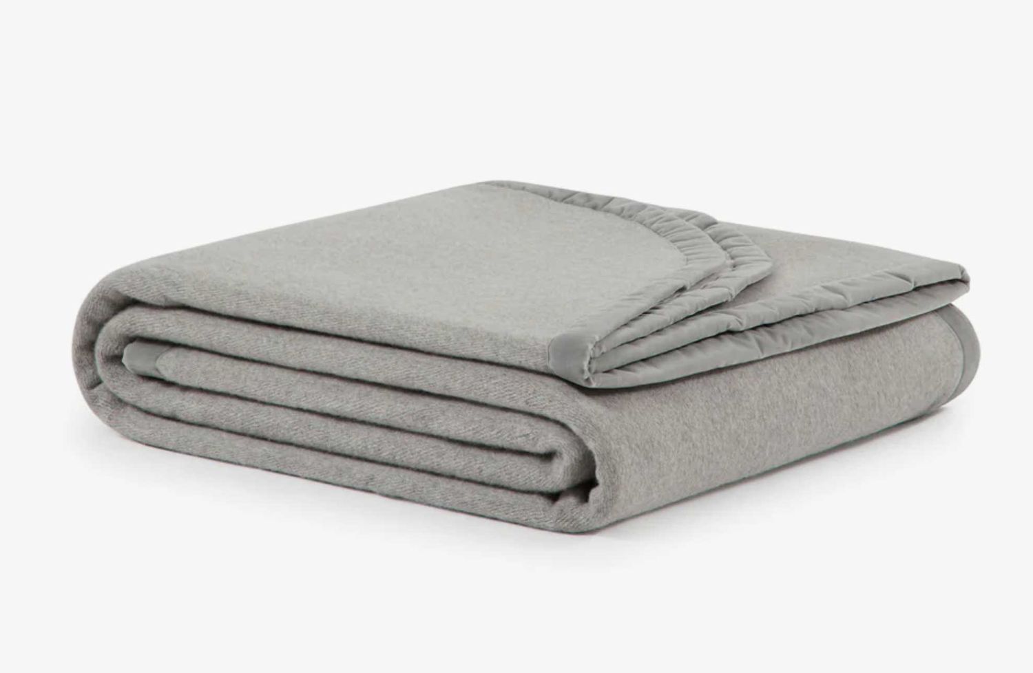 Lanerossi Thermocoperta Color Blanket in Pure Wool Grigio