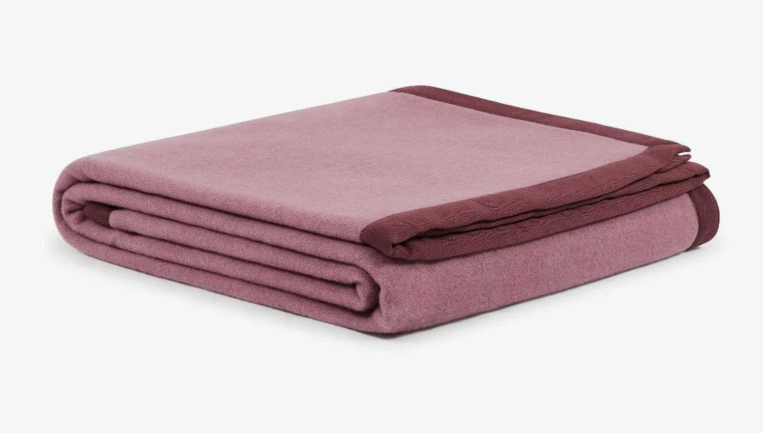 Lanerossi Uruguay Coperta Blanket in Lana GOTS King Rose