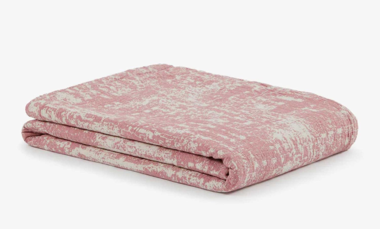 Lanerossi Sorrento Bedspread Blanket in Cotton Rose