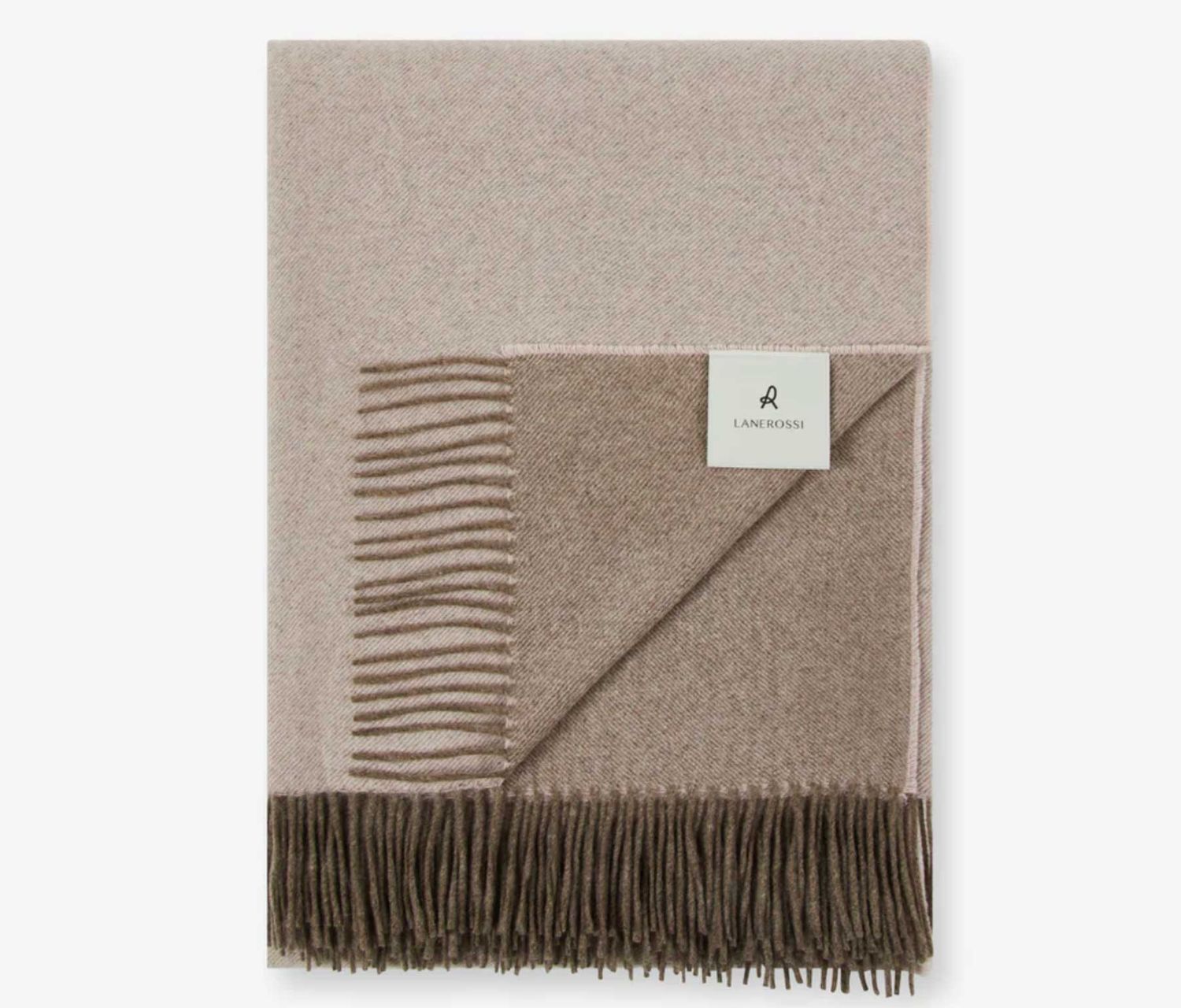 Lanerossi Everest color plaid in puro cashmere Throw Rosa