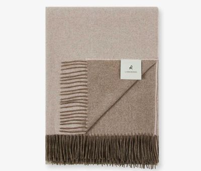 Lanerossi Everest color plaid in puro cashmere Throw Rosa