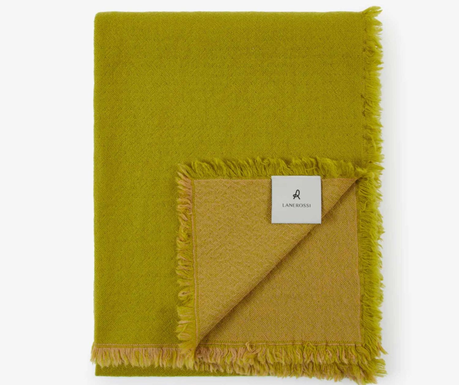 Lanerossi Zebio Throw in Merino Wool Throw Verde