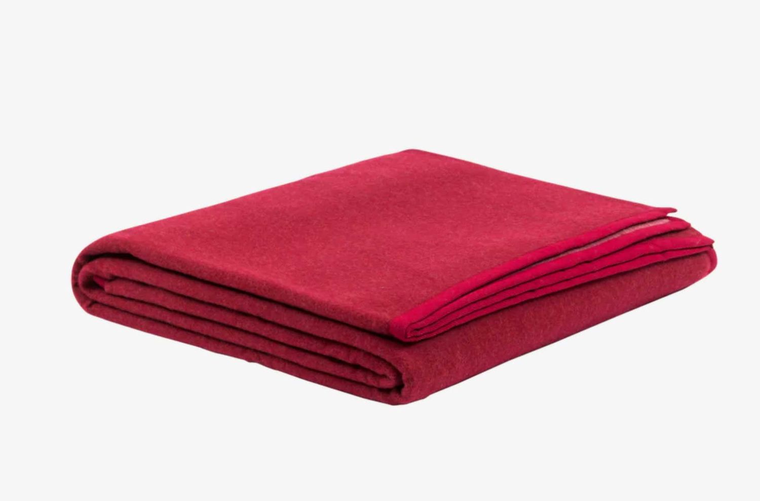 Lanerossi Cortina Blanket in Pure Wool Queen Bordeaux
