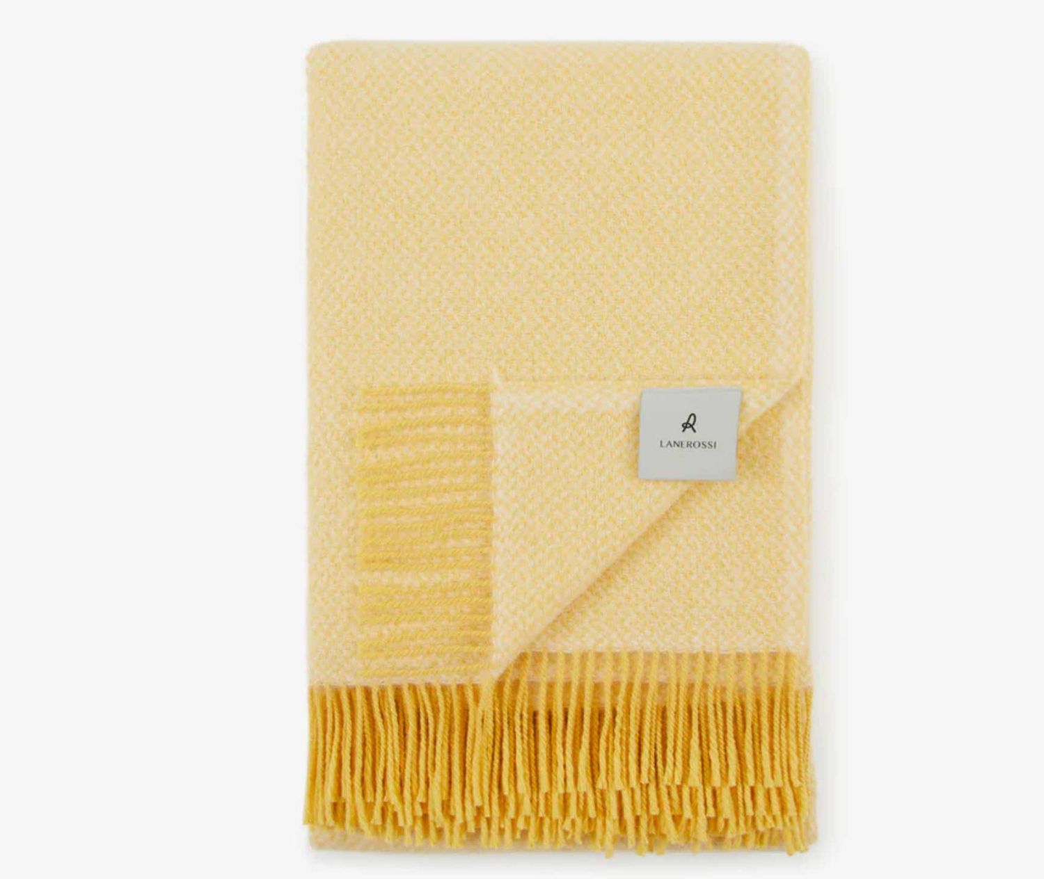 Lanerossi Northland Maxi Throw in Wool Throw Yellow
