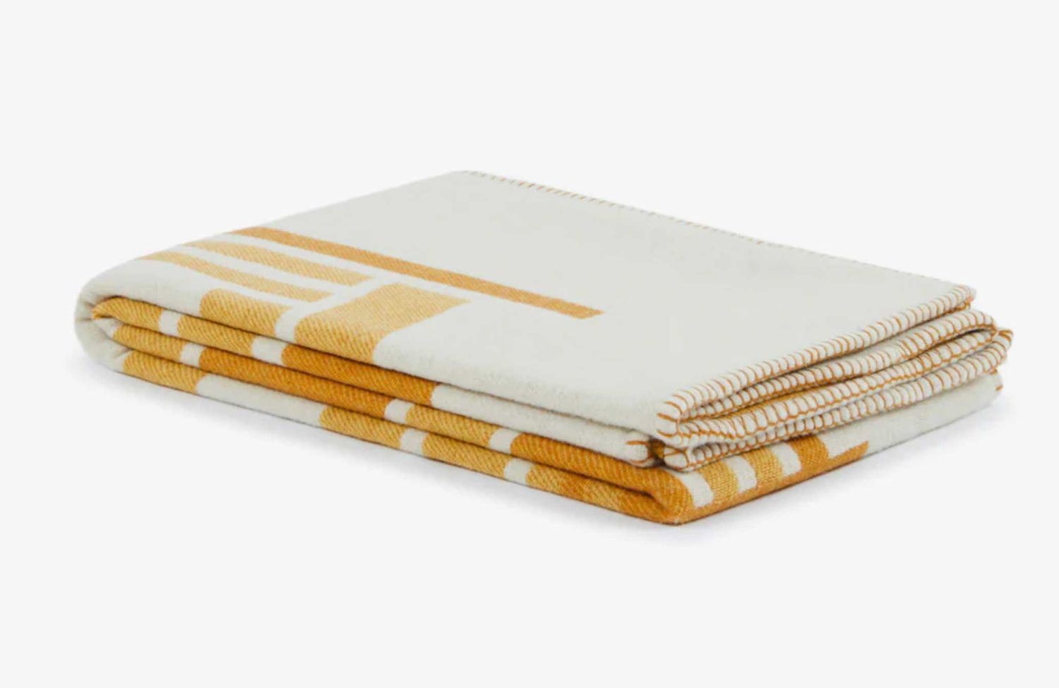 Lanerossi Metropolis plaid in lana Throw Ocra