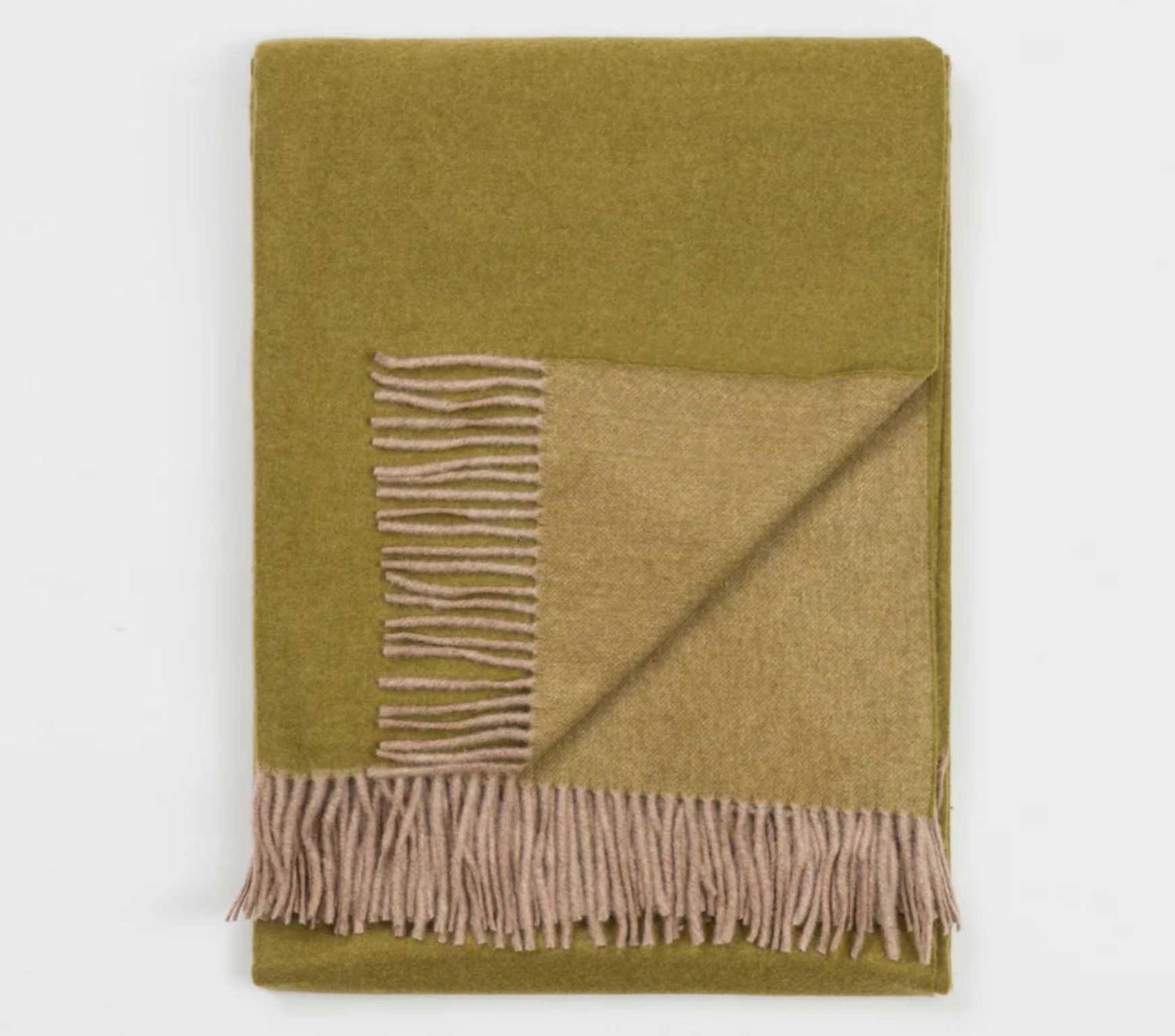 Lanerossi Ulisse Throw in Pure Wool Throw Oliva