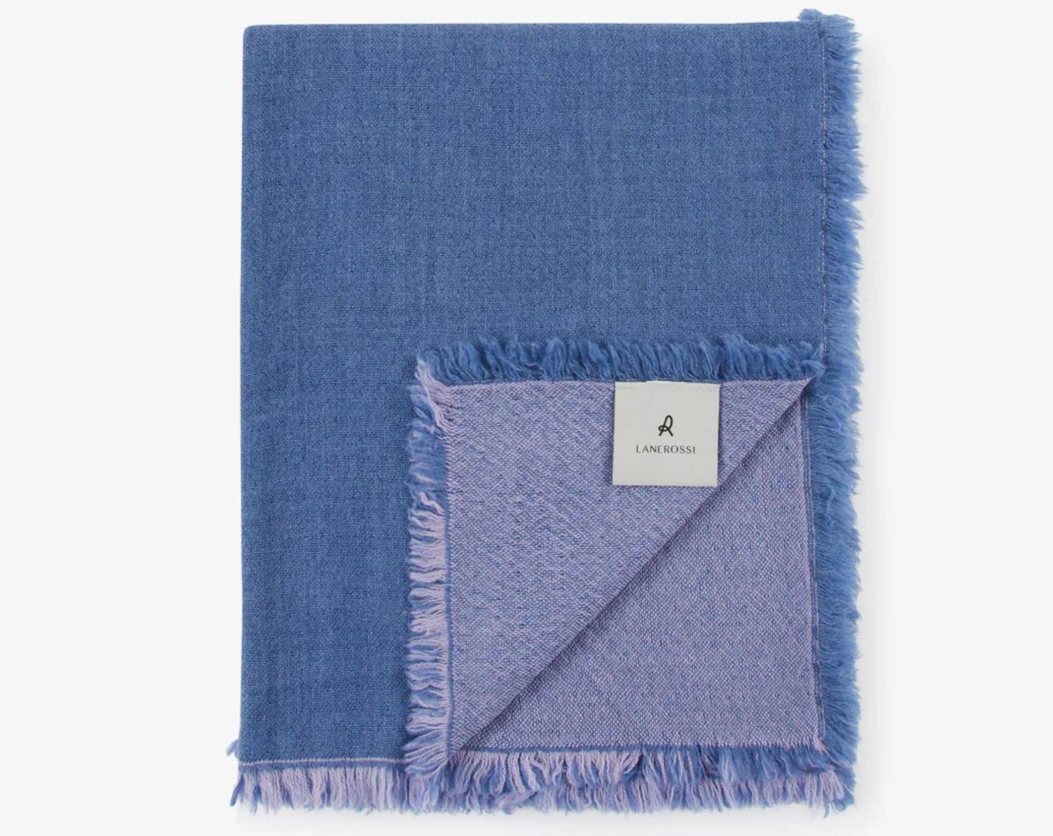 Lanerossi Zebio Throw in Merino Wool Throw Lavanda