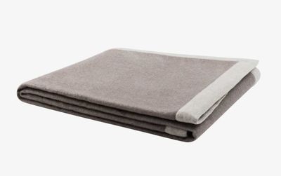 Lanerossi Afrodite Blanket in Pure Merino Wool Double Beige Freddo