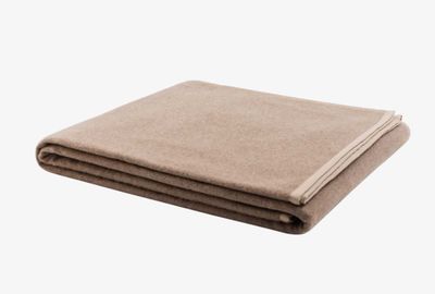 Lanerossi Cortina Blanket in Pure Wool King Brown
