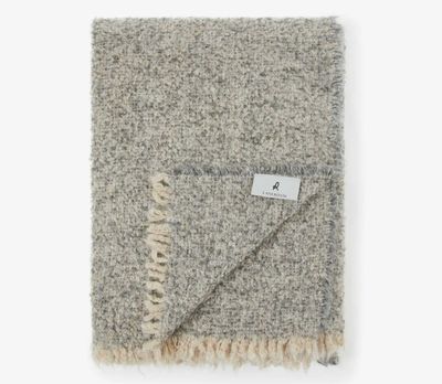 Lanerossi Bogota Throw in Alpaca Blend Throw Grigio Antracite