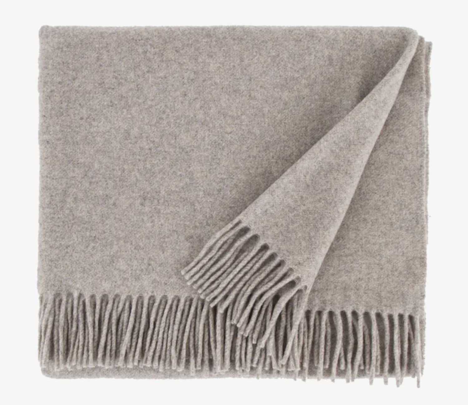 Lanerossi Everest color plaid in puro cashmere Throw Grigio