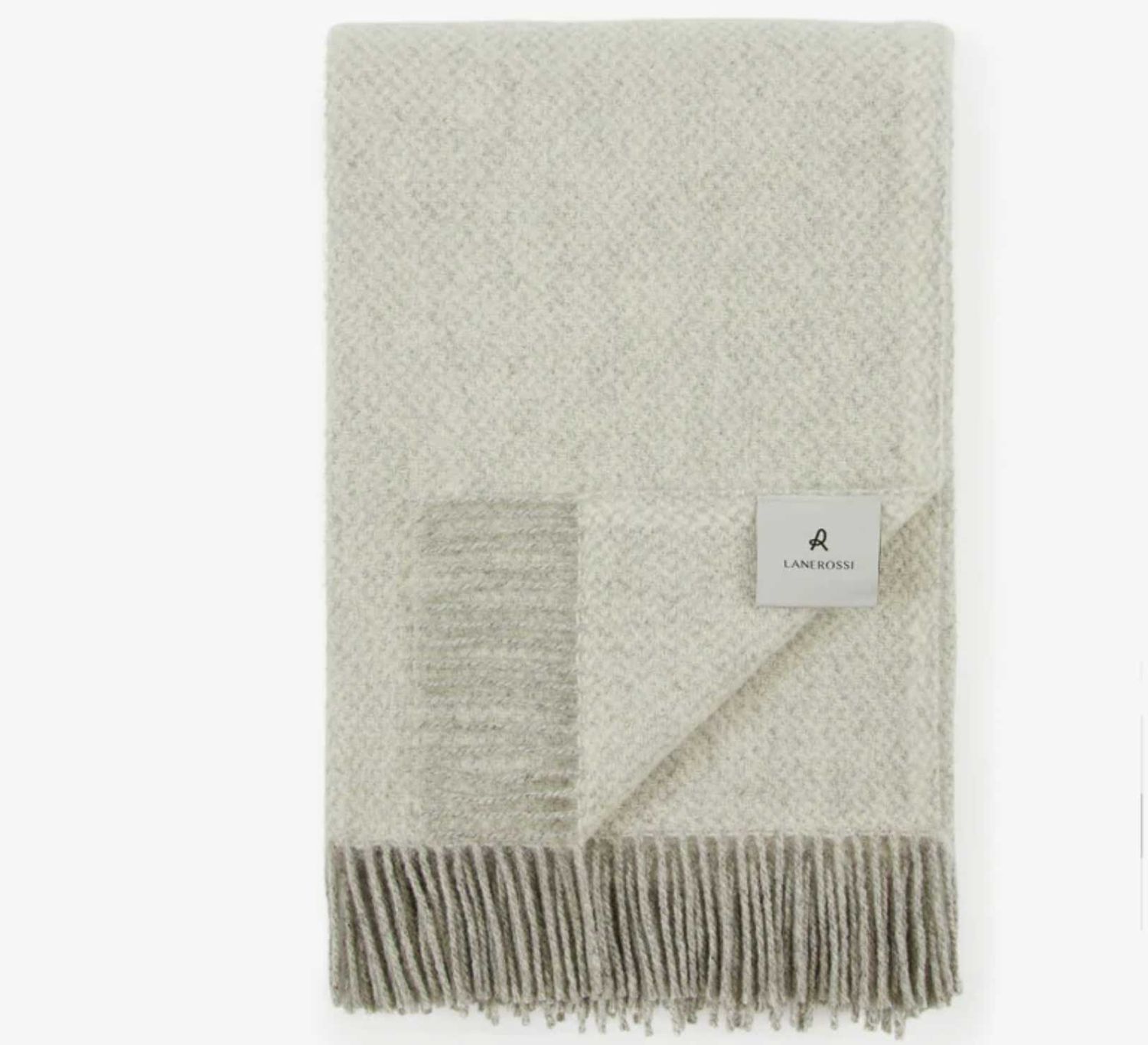 Lanerossi Northland Maxi Throw in Wool Throw Grey