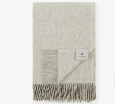 Lanerossi Northland Maxi Throw in Wool Throw Grey