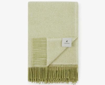 Lanerossi Northland Maxi Throw in Wool Throw Green
