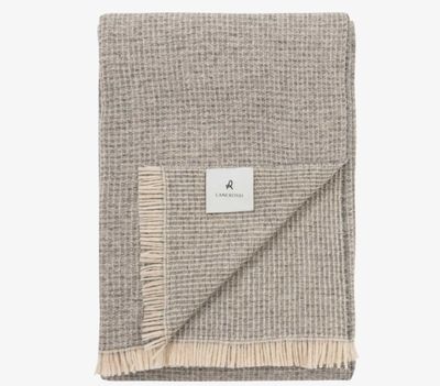 Lanerossi Rossi Moon Throw in Pure Virgin Wool Throw Grigio