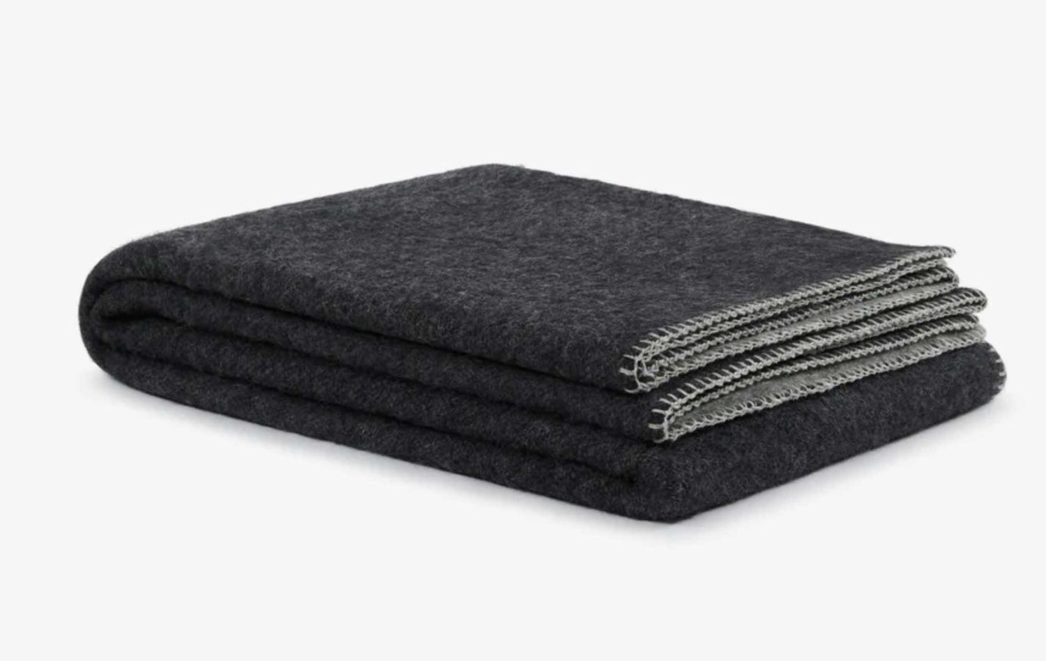 Lanerossi Southland Plaid in Pure Wool Throw Antracite