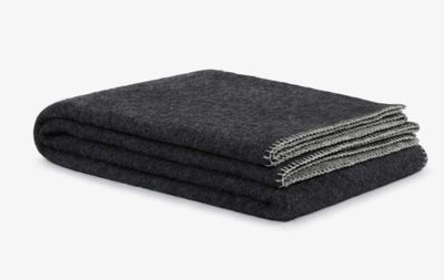 Lanerossi Southland Plaid in Pure Wool Throw Antracite