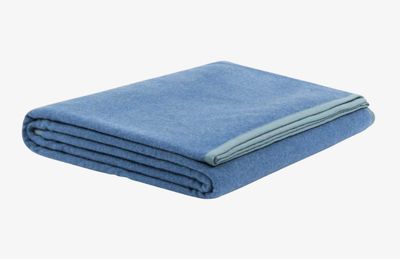 Lanerossi Cortina Blanket in Pure Wool King Avio