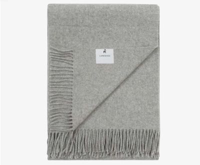 Lanerossi Ulisse Throw in Pure Wool Throw Grigio