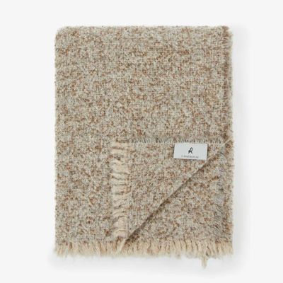 Lanerossi Bogota Throw in Alpaca Blend Throw Grigio Brown