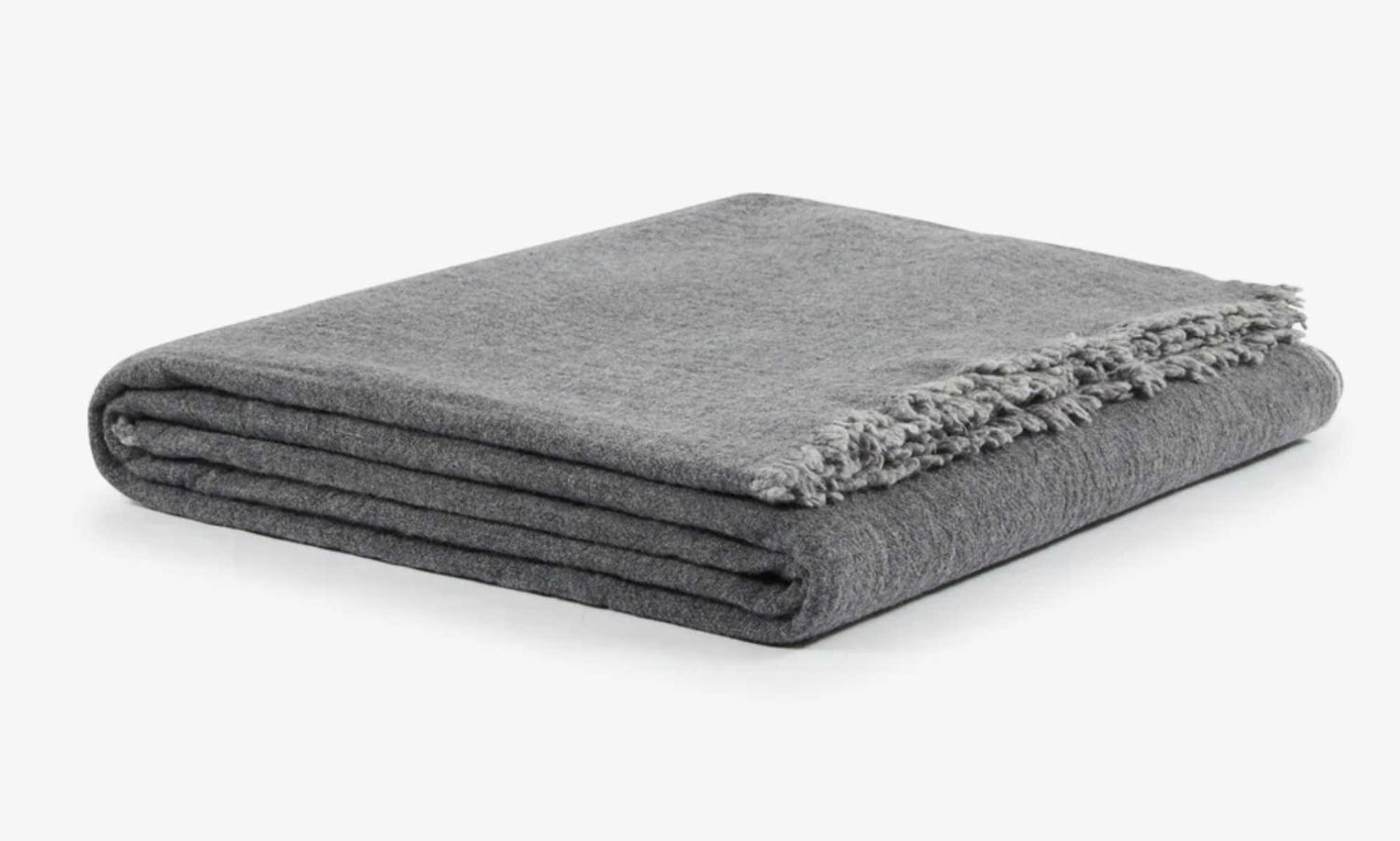 Lanerossi Venere Blanket in Pure Merino Wool Antracite
