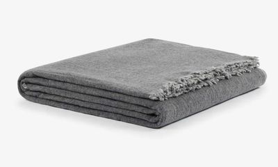 Lanerossi Venere Blanket in Pure Merino Wool Antracite