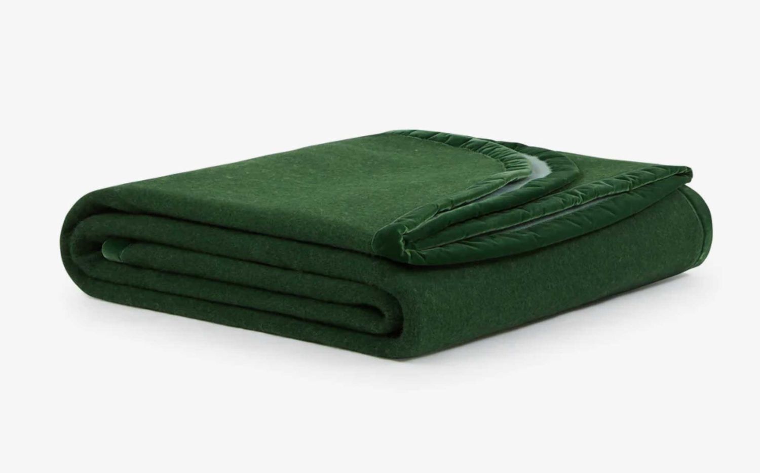 Lanerossi Thermocoperta Color Blanket in Pure Wool Verde