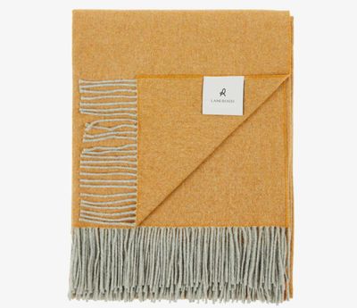 Lanerossi Cassiopea Throw in Extra-fine Merino Wool and Cashmere Throw Bruciato