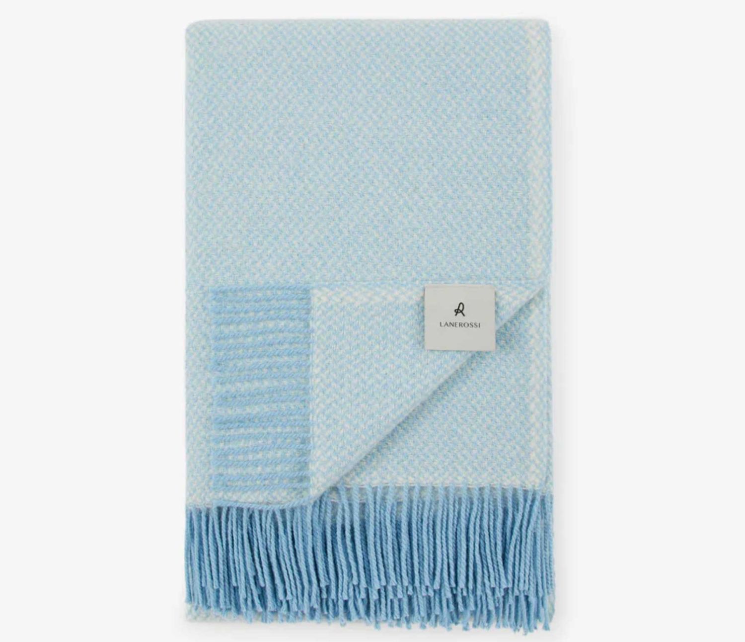 Lanerossi Northland Maxi Throw in Wool Throw Azure