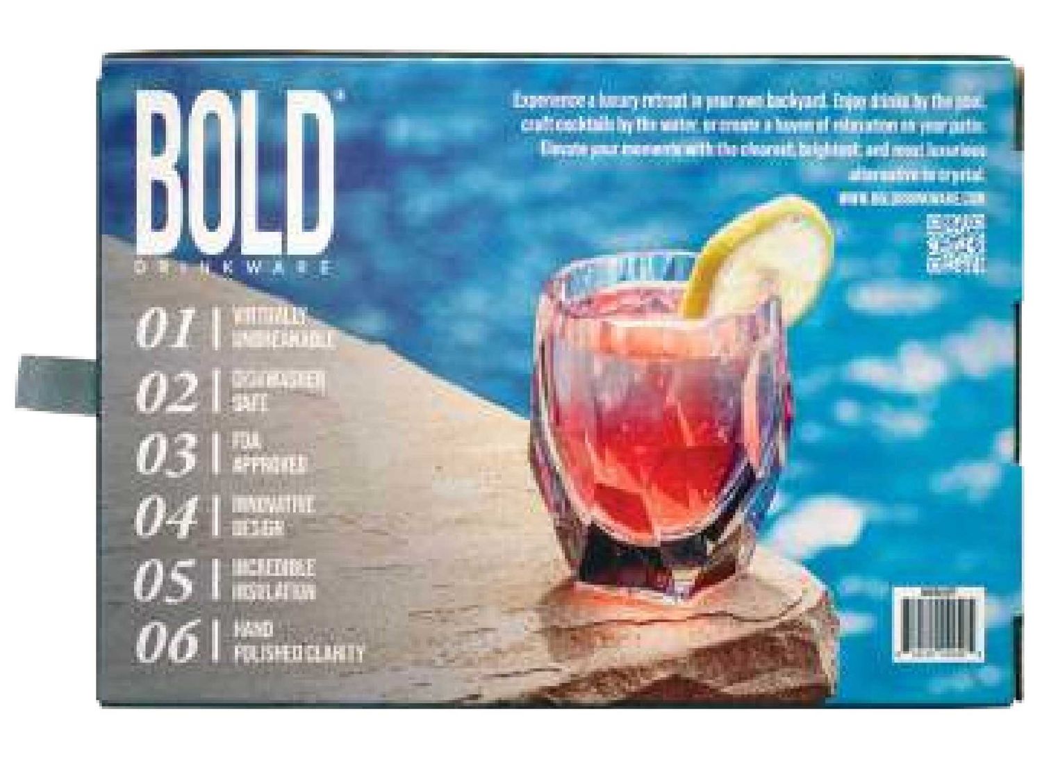 Bold Drinkware Vanity 7.5oz Signature Cocktail Gift Pack Unbreakable Crystal , MPN: HUS152-GFT, UPC…