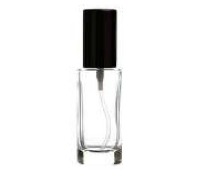 Bold Drinkware Jinx 1oz Round Bottle Black Top Unbreakable Crystal , MPN: HGBCY25B-001, UPC: