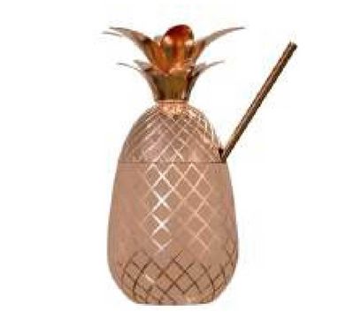 Bold Drinkware Maui Copper Pineapple 20oz Unbreakable Crystal , MPN: HB92063-001, UPC: