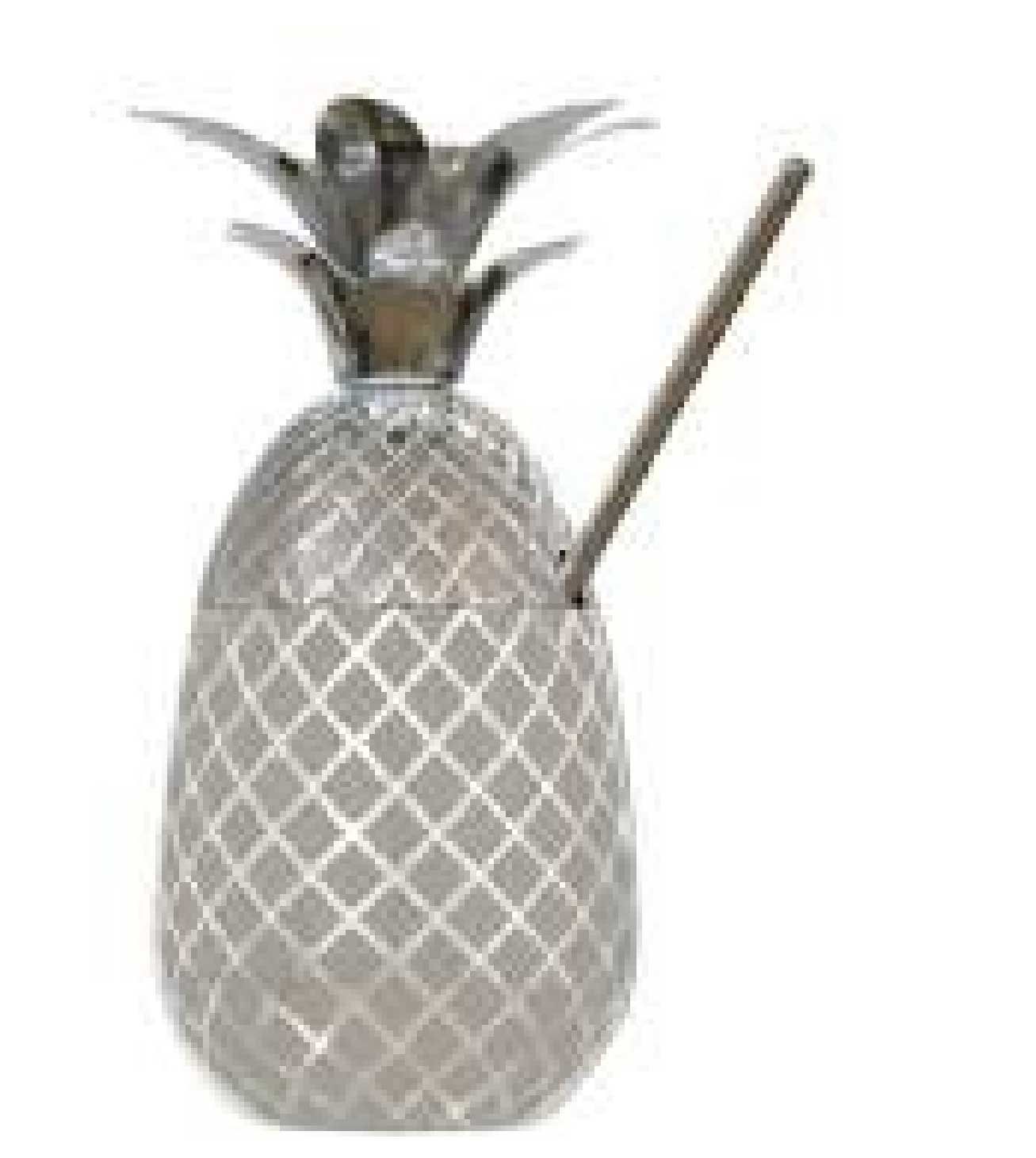 Bold Drinkware Maui Silver Pineapple 20oz Unbreakable Crystal , MPN: HB92062-001, UPC: