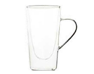 Bold Drinkware Double Walled 12oz Tall Handled Latte Unbreakable Crystal , MPN: HG90049-006, UPC:
