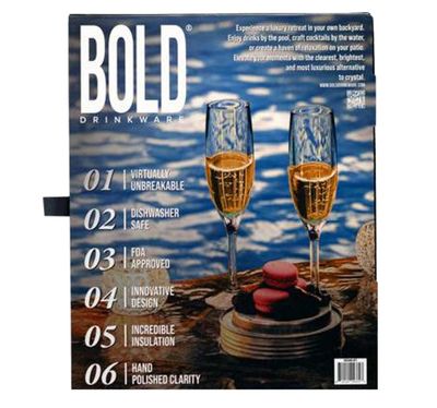 Bold Drinkware Revel 5.5oz Champagne Gift Pack Unbreakable Crystal , MPN: HUS049-GFT, UPC: 81009487…