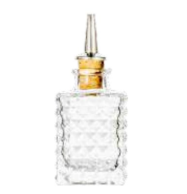 Bold Drinkware Diamond 3.75oz Bitters Bottle Unbreakable Crystal , MPN: HG28297-006, UPC: