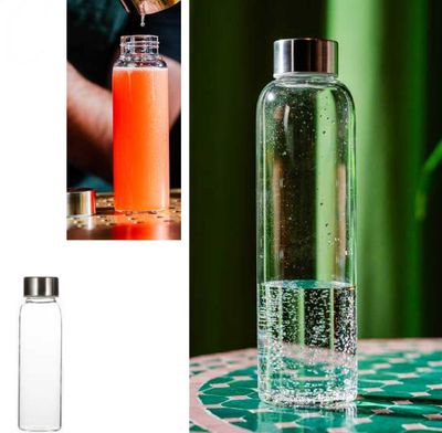 Bold Drinkware Atlantic .25L Lidded Water Bottle Unbreakable Crystal , MPN: HG90127-006, UPC: