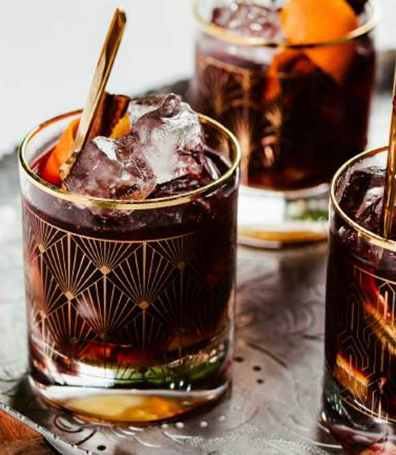 Bold Drinkware Art Deco Allure 11.5oz Gold Tumbler Unbreakable Crystal , MPN: HG72884G-004, UPC: