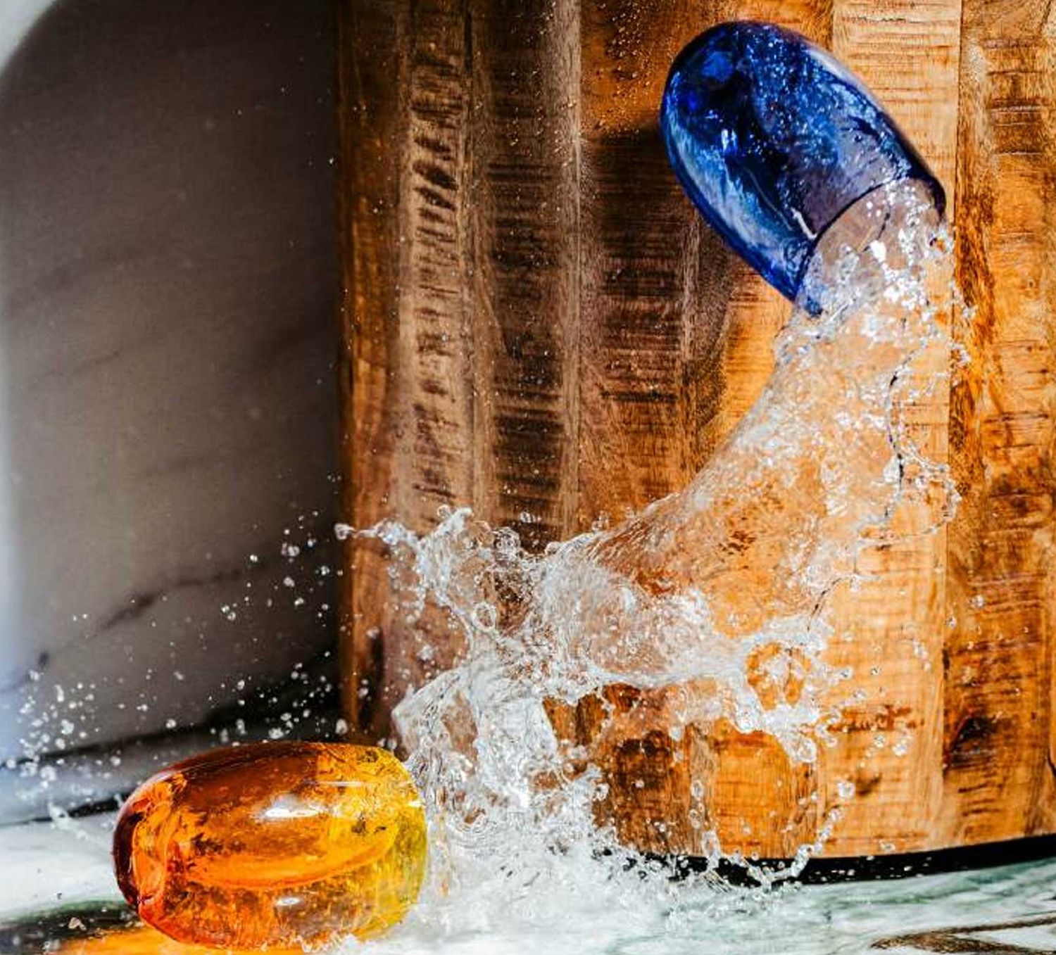 Bold Drinkware Oasis 13oz Aquamarine Bordeaux Unbreakable Crystal , MPN: HUS089BL-006, UPC: 8101290…