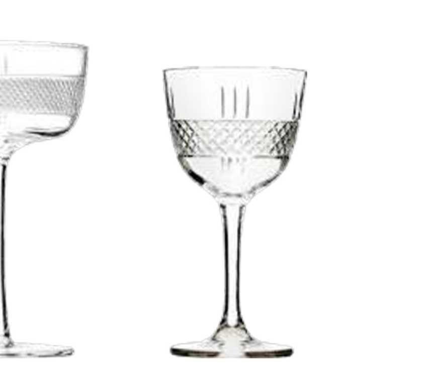 Bold Drinkware Vibrance 6oz Nick &amp; Nora Unbreakable Crystal , MPN: HGBR0601-012, UPC: