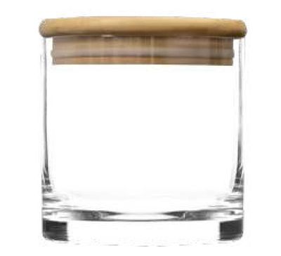 Bold Drinkware Cayman Mini 6 Inch Bartop Canister with Bamboo Top Unbreakable Crystal , MPN: HUW100…