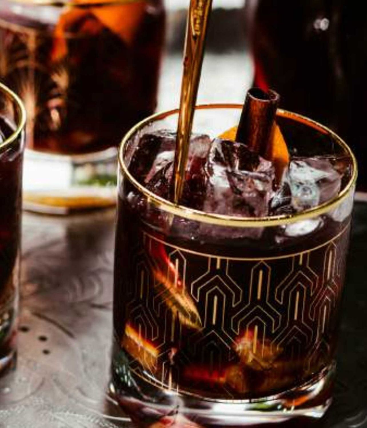 Bold Drinkware Art Deco Charm 11.5oz Gold Tumbler Unbreakable Crystal , MPN: HG52884G-004, UPC: