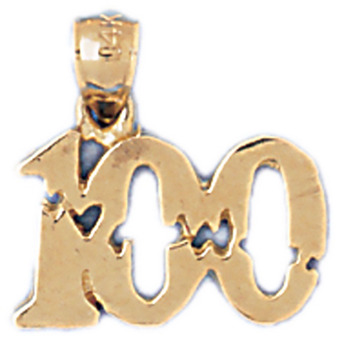 Dazzlers Golf Breaking 100 Charm Pendant in 14k Gold or Sterling Silver 3421, MPN: 3421