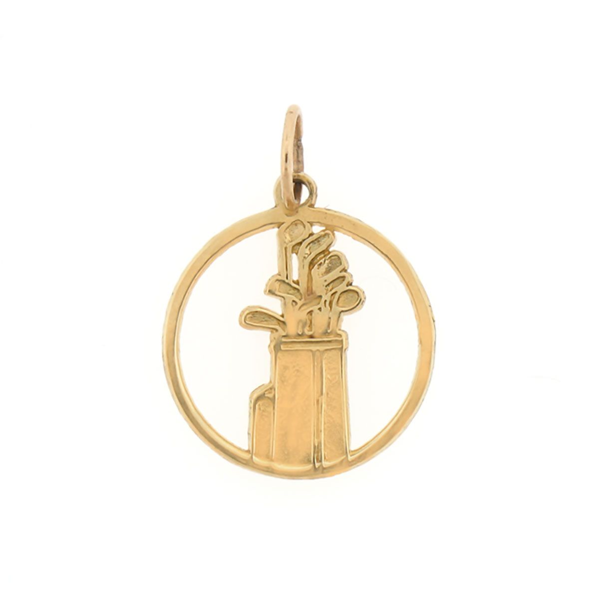 Dazzlers Golf Bag Charm Pendant in 14k Gold or Sterling Silver 6324, MPN: 6324