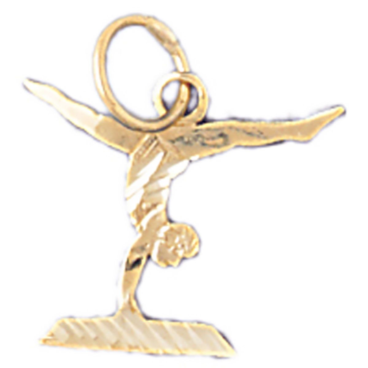 Dazzlers Gymnast Charm Pendant in 14k Gold or Sterling Silver 3542, MPN: 3542