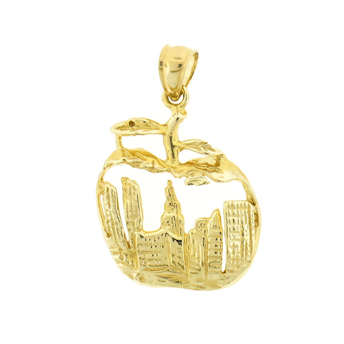 Dazzlers NY apple Charm Pendant in 14k Gold or Sterling Silver 4889, MPN: 4889