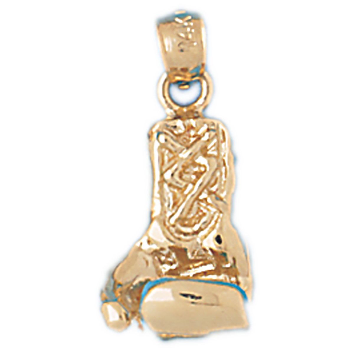 Dazzlers Boxing Gloves Charm Pendant in 14k Gold or Sterling Silver 3628, MPN: 3628
