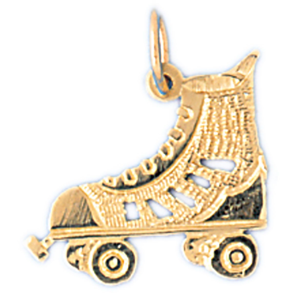 Dazzlers Roller Skates Charm Pendant in 14k Gold or Sterling Silver 3434, MPN: 3434