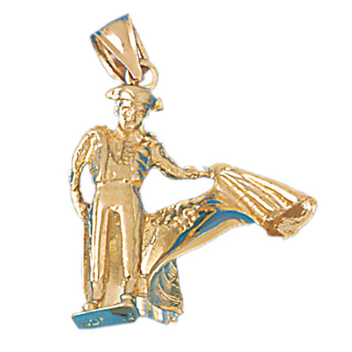 Dazzlers Matador Charm Pendant in 14k Gold or Sterling Silver 3686, MPN: 3686